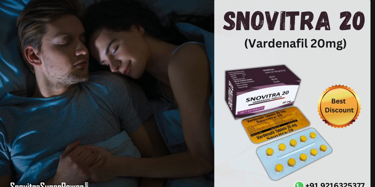 Snovitra 20: An Oral Remedy to Deal with ED in Males