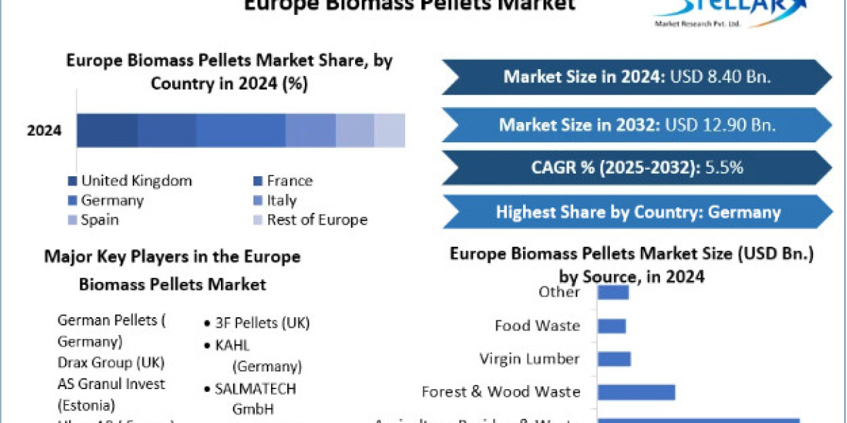 Europe Biomass Pellets Market Trends, Segmentation, Regional Outlook, Future Plans and Forecast to 2032
