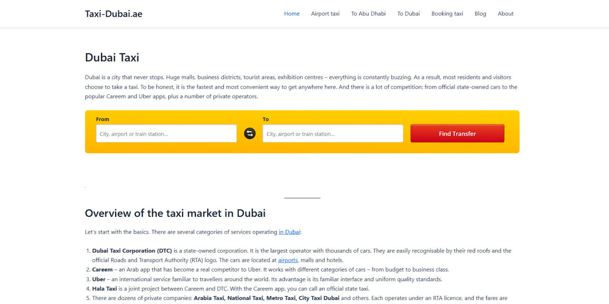 Getting Around Dubai the Easy Way with Taxi-Dubai.ae