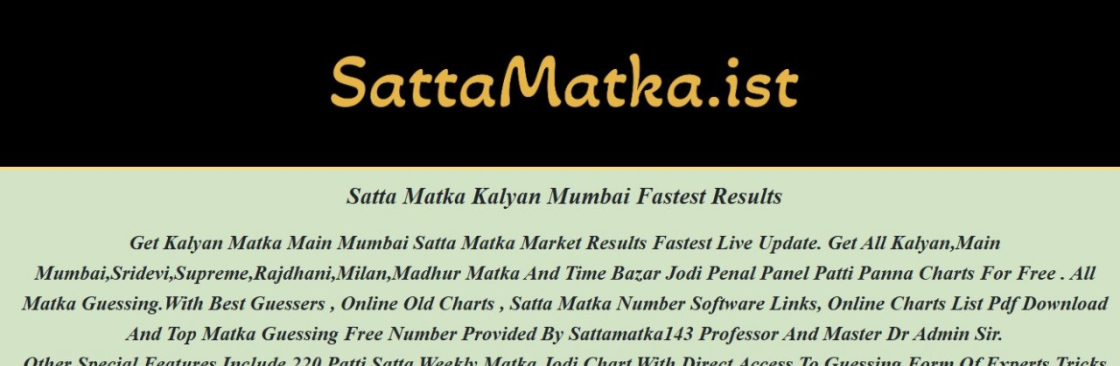 Satta Matka IST Cover Image