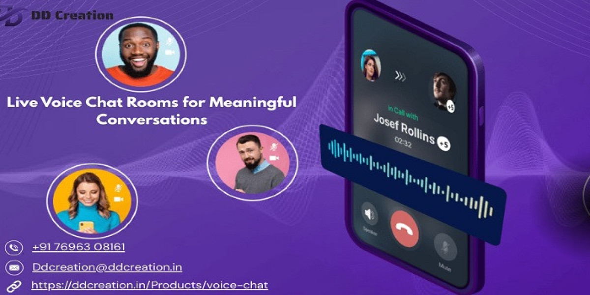 Voice Chat Room App Development Solutions by DD Creation