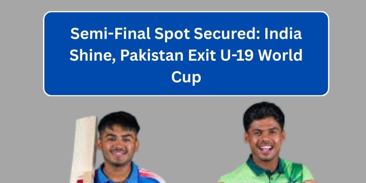 Semi-Final Spot Secured: India Shine as Pakistan Exit U-19 World Cup | Cricket News – Laser247