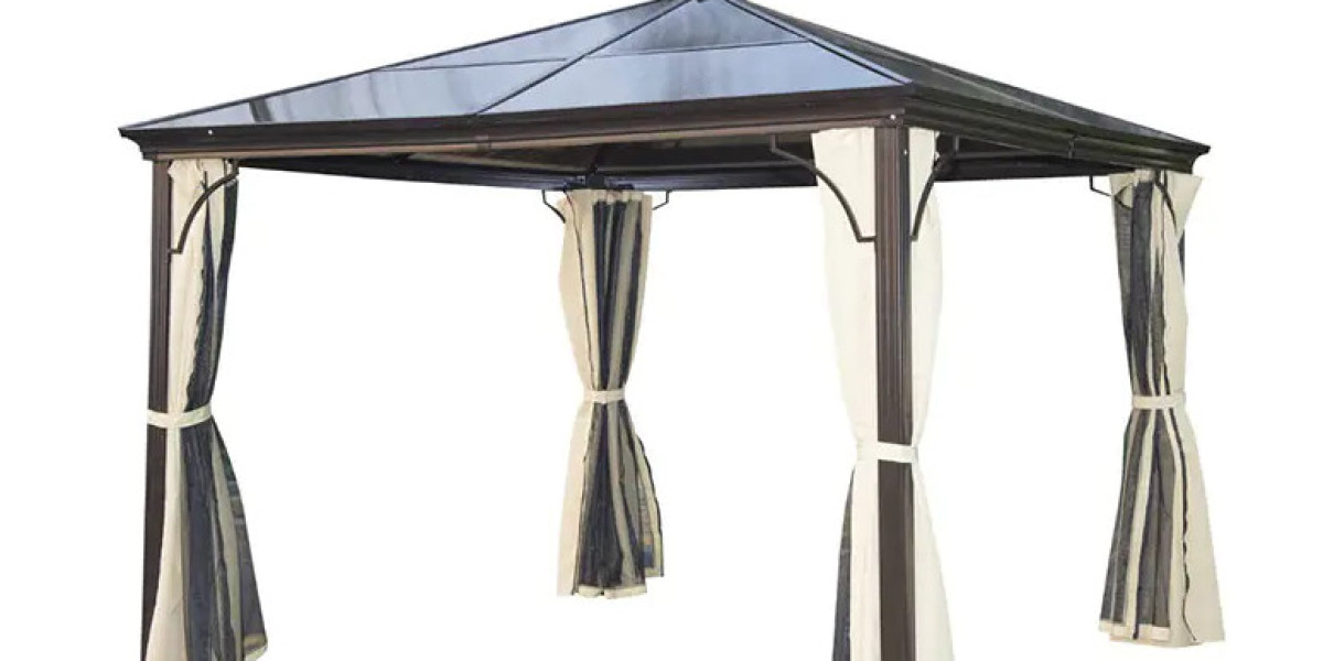 Garden Hard Top Gazebo and Flexible Backyard Activities