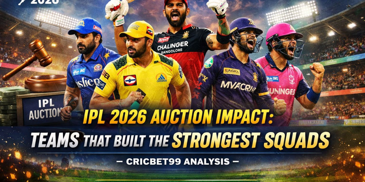 IPL 2026 Auction Impact: Teams That Built the Strongest Squads – Cricbet99 Analysis