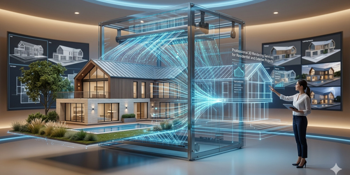 Professional 3D Rendering Services for Residential and Exterior Projects