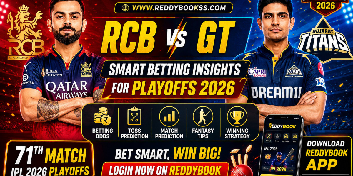 Reddybook RCB vs GT Smart Betting Insights for Playoffs 2026